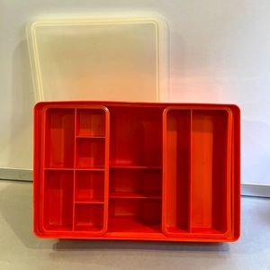 Storage container with removable sections